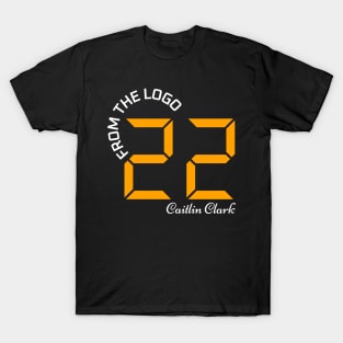 From the logo 22 Caitlin Clark Orange White T-Shirt